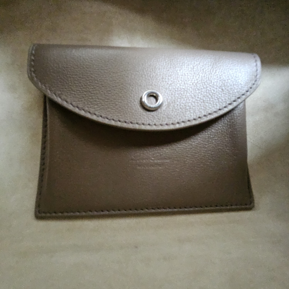 Loro Piana Extra Bag L27 Calfskin Warm Mastic/Antique Silver D0Q4 $4200 - Picture 11 of 13